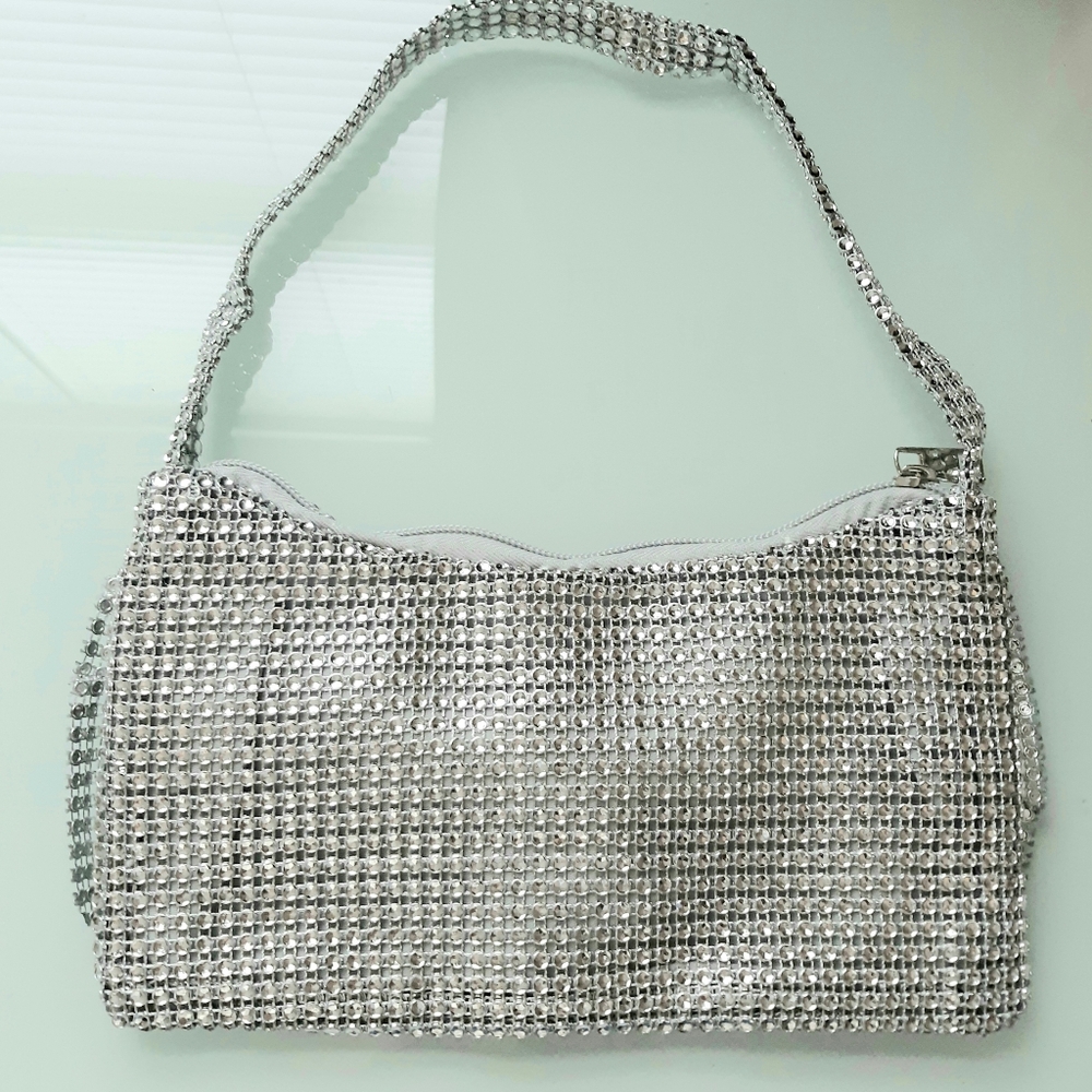NWT Rhinestone Bow Mini Bag - Picture 5 of 8